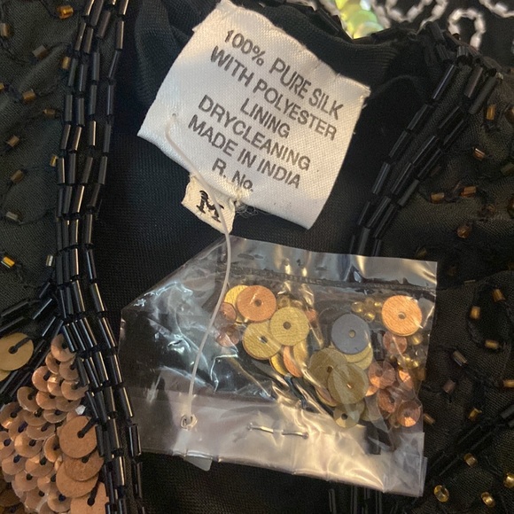 90s Sequin Scallop Edge Dress - Picture 6 of 6